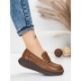 Pantofi Casual Dama din piele naturala 16-7 DARK BROWN | FRANCO GERARDO
