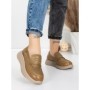 Pantofi Casual Dama din piele naturala 16-7 KHAKI | FRANCO GERARDO