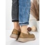 Pantofi Casual Dama din piele naturala 16-7 KHAKI | FRANCO GERARDO