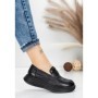 Pantofi Casual Dama din piele naturala 16-7 BLACK | FRANCO GERARDO