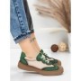 Pantofi Sport Dama din piele naturala 65852 GREEN | FRANCO GERARDO