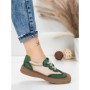Pantofi Sport Dama din piele naturala 65852 GREEN | FRANCO GERARDO