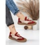 Pantofi Sport Dama din piele naturala 65852 RED | FRANCO GERARDO