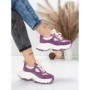 Pantofi Sport Dama din piele naturala HY1333 PURPLE-CREAM | FRANCO GERARDO
