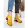 Sandale Dama din piele naturala 1171 YELLOW | FORMATIONE