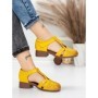Sandale Dama din piele naturala 1171 YELLOW | FORMATIONE