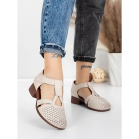 Sandale Dama din piele naturala 1171 CREAM | FORMATIONE