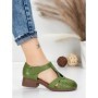 Sandale Dama din piele naturala 1171 GREEN | FORMATIONE