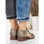 Sandale Dama din piele naturala 1171 GREY | FORMATIONE