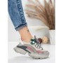Pantofi Sport Dama din piele naturala Y5758-2 GREY-GREEN | FRANCO GERARDO