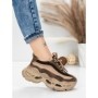 Pantofi Sport Dama din piele naturala HY6376 COFFEE | FRANCO GERARDO