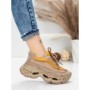 Pantofi Sport Dama din piele naturala HY6376 YELLOW | FRANCO GERARDO