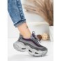 Pantofi Sport Dama din piele naturala HY6376 PURPLE | FRANCO GERARDO