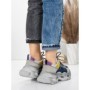 Pantofi Sport Dama din piele naturala HY6383 DARK BLUE-PURPLE | FRANCO GERARDO
