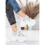 Pantofi Sport Dama cu Platforma 6166-86 WHITE | MEI