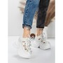 Pantofi Sport Dama cu Platforma 0897-33 WHITE | MEI