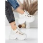 Pantofi Sport Dama cu Platforma 0897-33 WHITE | MEI