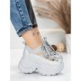 Pantofi Sport Dama cu Platforma 0897-33 SILVER | MEI