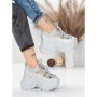 Pantofi Sport Dama cu Platforma 0897-33 SILVER | MEI