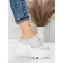 Pantofi Sport Dama cu Platforma 569-67 WHITE | MEI