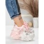 Pantofi Sport Dama cu Platforma 6166-113 PINK | MEI