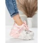 Pantofi Sport Dama cu Platforma 6166-113 PINK | MEI