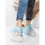 Pantofi Sport Dama cu Platforma 6166-113 BLUE | MEI