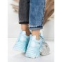 Pantofi Sport Dama cu Platforma 6166-113 BLUE | MEI
