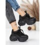 Pantofi Sport Dama cu Platforma 0897-36 BLACK | MEI