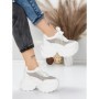 Pantofi Sport Dama cu Platforma 0897-36 WHITE | MEI