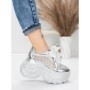 Pantofi Sport Dama cu Platforma 0897-36 SILVER | MEI