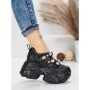 Pantofi Sport Dama cu Platforma 6166-80 BLACK | MEI