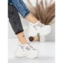 Pantofi Sport Dama cu Platforma 6166-80 WHITE | MEI