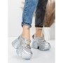 Pantofi Sport Dama cu Platforma 6166-80 SILVER | MEI