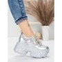 Pantofi Sport Dama cu Platforma 6166-80 SILVER | MEI