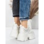 Pantofi Sport Dama cu Platforma 6166-88 WHITE | MEI