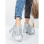 Pantofi Sport Dama cu Platforma 6166-88 SILVER | MEI
