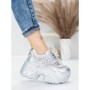 Pantofi Sport Dama cu Platforma 6166-88 SILVER | MEI