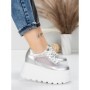 Pantofi Sport Dama cu Platforma 6208-35 SILVER | MEI