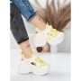 Pantofi Sport Dama cu Platforma 0897-27 YELLOW | MEI