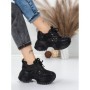 Pantofi Sport Dama cu Platforma 6968-1 BLACK | MEI