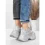 Pantofi Sport Dama cu Platforma 6968-1 SILVER | MEI