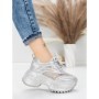 Pantofi Sport Dama cu Platforma 6968-1 SILVER | MEI
