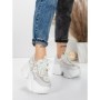 Pantofi Sport Dama cu Platforma 6166-87 WHITE | MEI