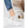 Pantofi Sport Dama cu Platforma 6166-87 WHITE | MEI