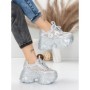 Pantofi Sport Dama cu Platforma 6166-87 SILVER | MEI