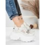 Pantofi Sport Dama cu Platforma 0897-16 WHITE | MEI