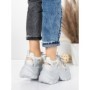 Pantofi Sport Dama cu Platforma 0897-16 SILVER | MEI