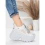 Pantofi Sport Dama cu Platforma 0897-16 SILVER | MEI