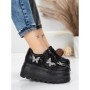 Pantofi Sport Dama cu Platforma 6208-36 BLACK | MEI